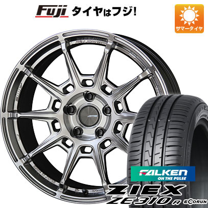 【新品国産車用5穴114.3】 夏タイヤ ホイール4本セット 225/40R18 ファルケン ジークス ZE310R エコラン(限定) 共豊 ガレルナ レフィーノ 18インチ(送料無料)