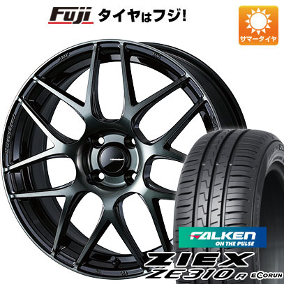 【新品国産4穴100車】 夏タイヤ ホイール4本セット 185/55R15 ファルケン ジークス ZE310R エコラン（限定） ウェッズ ウェッズスポーツ SA-27R 15インチ(送料無料)