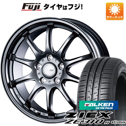 【新品国産5穴114.3車】 夏タイヤ ホイール4本セット 205/55R16 ファルケン ジークス ZE310R エコラン(限定) インターミラノ クレール ZT10 16インチ(送料無料)