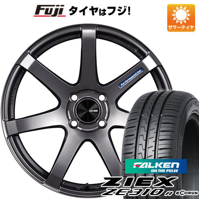 【新品国産5穴114.3車】 夏タイヤ ホイール4本セット 205/55R17 ファルケン ジークス ZE310R エコラン(限定) エンケイ PF07 17インチ(送料無料)