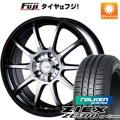 【新品】フリード 5穴/114 夏タイヤ ホイール4本セット 205/45R17 ファルケン ジークス ZE310R エコラン(限定) インターミラノ インフィニティ F10 17インチ(送料無料)