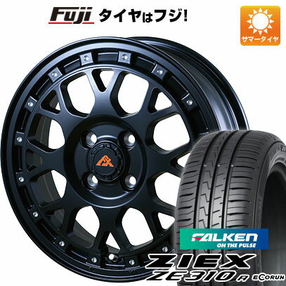 【新品国産4穴100車】 夏タイヤ ホイール4本セット 185/65R15 ファルケン ジークス ZE310R エコラン(限定) アルジェノン フェニーチェ クロスXC8 15インチ(送料無料)