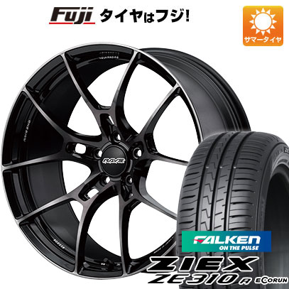 【新品国産5穴114.3車】 夏タイヤ ホイール4本セット 215/45R18 ファルケン ジークス ZE310R エコラン(限定) レイズ ボルクレーシング G025 LTD 18インチ(送料無料)