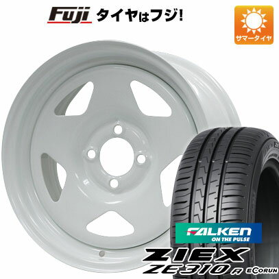【新品国産4穴100車】 夏タイヤ ホイール4本セット 185/55R15 ファルケン ジークス ZE310R エコラン(限定) モリタ デイトナズ S/R 15インチ(送料無料) サマータイヤ