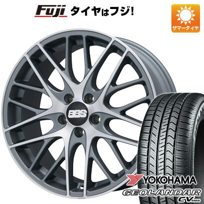 【新品国産5穴100車】 夏タイヤ ホイール4本セット 225/55R18 ヨコハマ ジオランダー CV G058 BBS GERMANY CS チタンマット 18インチ(送料無料)