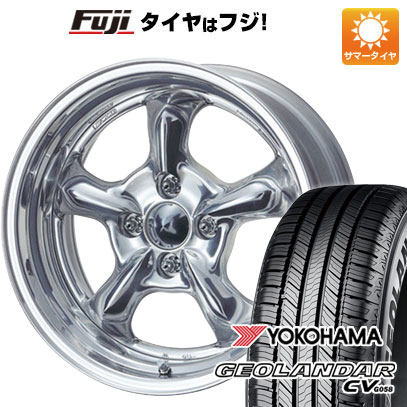 【新品 軽自動車】ハスラー デリカミニ(4WD) 夏タイヤ ホイール4本セット 165/60R15 ヨコハマ ジオランダー CV G058 WORK ワーク グッカーズ HEMI 15インチ(送料無料) サマータイヤ