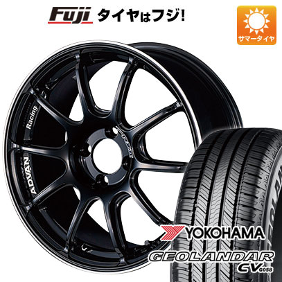 【新品 軽自動車】ハスラー デリカミニ(4WD) 夏タイヤ ホイール4本セット 165/60R15 ヨコハマ ジオランダー CV G058 ヨコハマ アドバンレーシング RZII 15インチ(送料無料) サマータイヤ
