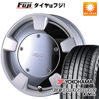 【新品 軽自動車】ハスラー デリカミニ(4WD) 夏タイヤ ホイール4本セット 165/60R15 ヨコハマ ジオランダー CV G058 クリムソン グーフィー スプリッター 15インチ(送料無料) サマータイヤ