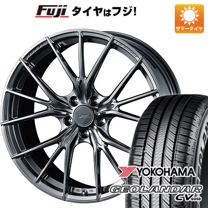【新品国産車用5穴114.3】 夏タイヤ ホイール4本セット 235/55R20 ヨコハマ ジオランダー CV G058 WEDS ウェッズ F-ZERO FZ-1 20インチ(送料無料)
