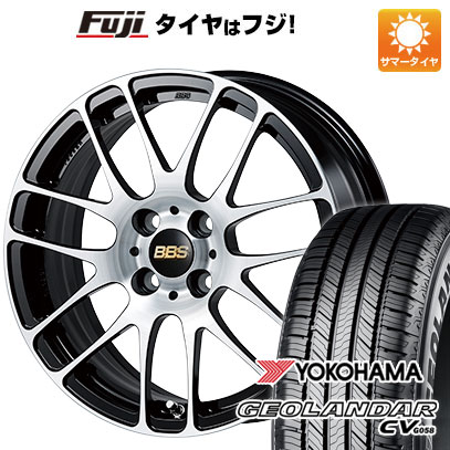 【新品 軽自動車】ハスラー デリカミニ(4WD) 夏タイヤ ホイール4本セット 165/60R15 ヨコハマ ジオランダー CV G058 BBS JAPAN RE-L2 ブラックダイヤカット 15インチ(送料無料) サマータイヤ