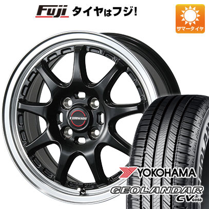 【新品 軽自動車】ハスラー デリカミニ(4WD) 夏タイヤ ホイール4本セット 165/60R15 ヨコハマ ジオランダー CV G058 ブレスト ユーロマジック タイプSC-9 15インチ(送料無料) サマータイヤ