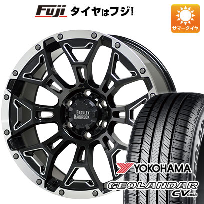 【新品国産車用5穴114.3】 夏タイヤ ホイール4本セット 215/70R16 ヨコハマ ジオランダー CV G058 ホットスタッフ バークレイハードロック エルバート 16インチ(送料無料)