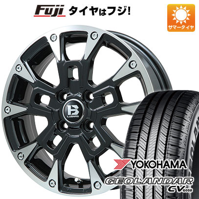 【新品 軽自動車】ハスラー デリカミニ(4WD) 夏タイヤ ホイール4本セット 165/60R15 ヨコハマ ジオランダー CV G058 ビッグウエイ B-LUGNAS BRD 15インチ(送料無料) サマータイヤ