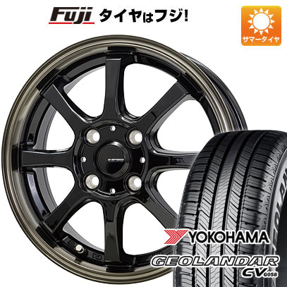 【新品 軽自動車】ハスラー デリカミニ(4WD) 夏タイヤ ホイール4本セット 165/60R15 ヨコハマ ジオランダー CV G058 ホットスタッフ ジースピード P-08 15インチ(送料無料) サマータイヤ