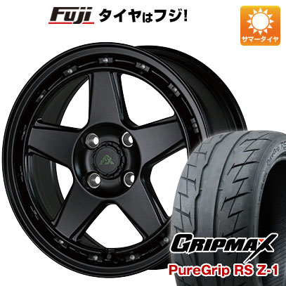 【新品国産4穴100車】 夏タイヤ ホイール4本セット 195/55R15 グリップマックス ピュアグリップ RS Z-1(限定) アルジェノン フェニーチェ クロスXC5 15インチ(送料無料)
