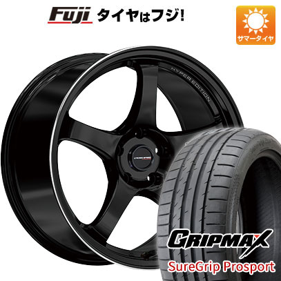 【新品国産車用5穴100】 夏タイヤ ホイール4本セット 225/40R18 グリップマックス シュアグリップ PRO SPORT BSW（限定） ホットスタッフ クロススピード ハイパーエディションCR5 18インチ(送料無料)