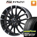 【新品国産5穴100車】 夏タイヤ ホイール4本セット 205/50R17 グッドイヤー イーグル エルエス エグゼ(限定) ブランドルライン DF-10M グロスブラック/カットスポーク 17インチ(送料無料)