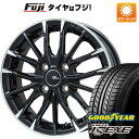 【新品国産4穴100車】 夏タイヤ ホイール4本セット 205/50R17 グッドイヤー イーグル エルエス エグゼ(限定) ブランドルライン DF-10M グロスブラック/カットスポーク 17インチ(送料無料)