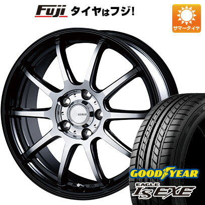  夏タイヤ ホイール4本セット 205/50R17 グッドイヤー イーグル エルエス エグゼ(限定) インターミラノ インフィニティ F10 17インチ(送料無料)