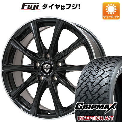 【新品国産車用5穴114.3】 夏タイヤ ホイール4本セット 215/65R16 グリップマックス インセプション A/T RWL(限定) エルベ エステローザ MZV 16インチ(送料無料)