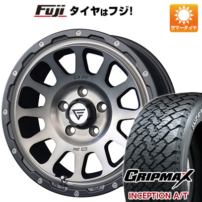 【新品国産5穴114.3車】 夏タイヤ ホイール4本セット 215/65R16 グリップマックス インセプション A/T RWL(限定) デルタフォース オーバル 16インチ(送料無料) サマータイヤ