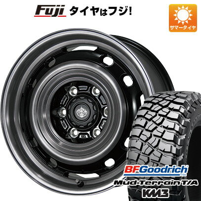  夏タイヤ ホイール4本セット 35X12.5R17 BFグッドリッチ マッドテレーンT/A KM3 トピー ランドフット XFG 17インチ(送料無料)