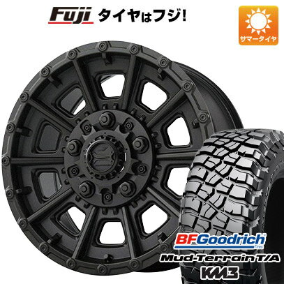 【新品国産5穴114.3車】 夏タイヤ ホイール4本セット 245/65R17 BFグッドリッチ マッドテレーンT/A KM3 TUS JAPAN ジェップセン バレルゾーン M017 17インチ(送料無料)