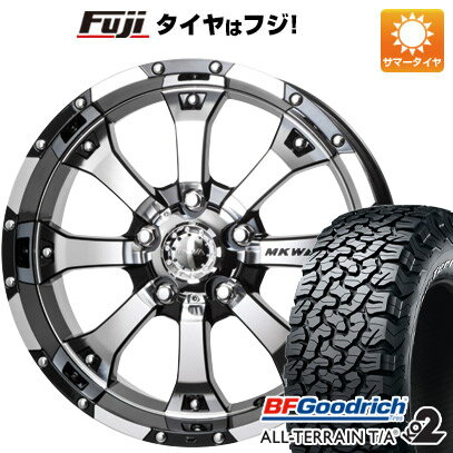 【新品国産5穴114.3車】 夏タイヤ ホイール4本セット 225/70R16 BFグッドリッチ オールテレーンT/A KO2 RWL/RBL MKW MK-46 16インチ(送料無料)