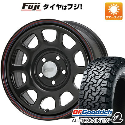  夏タイヤ ホイール4本セット 225/70R16 BFグッドリッチ オールテレーンT/A KO2 RWL/RBL MLJ デイトナSS 16インチ(送料無料)