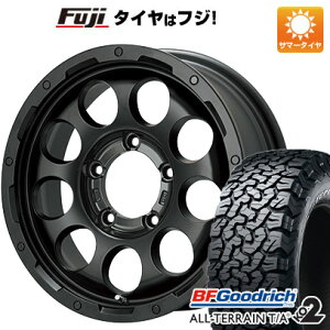 【新品】ジムニーシエラ 夏タイヤ ホイール4本セット 215/75R15 BFグッドリッチ オールテレーンT/A KO2 RBL レアマイスター LMG CS-9 マットブラック 15インチ(送料無料)