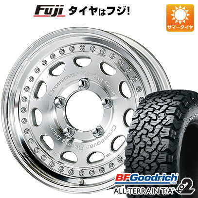 【新品】ジムニーシエラ 夏タイヤ ホイール4本セット 215/75R15 BFグッドリッチ オールテレーンT/A KO2 RBL ワーク クラッグ ガルバトレ 15インチ(送料無料)