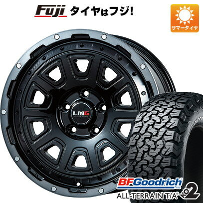 【新品国産5穴114.3車】 夏タイヤ ホイール4本セット 235/70R16 BFグッドリッチ オールテレーンT/A KO2 RWL/RBL レアマイスター LMG DS-10 ブラック/ブラッククリアリム 16インチ(送料無料) サマータイヤ