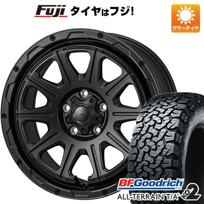 【新品国産5穴114.3車】 夏タイヤ ホイール4本セット 235/70R16 BFグッドリッチ オールテレーンT/A KO2 RWL/RBL モンツァ HI-BLOCK レグルス 16インチ(送料無料) サマータイヤのサムネイル