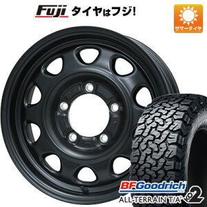 【新品】ジムニーシエラ 夏タイヤ ホイール4本セット 215/75R15 BFグッドリッチ オールテレーンT/A KO2 RBL レアマイスター LMG OFF-STYLE(マットブラック) 15インチ(送料無料)