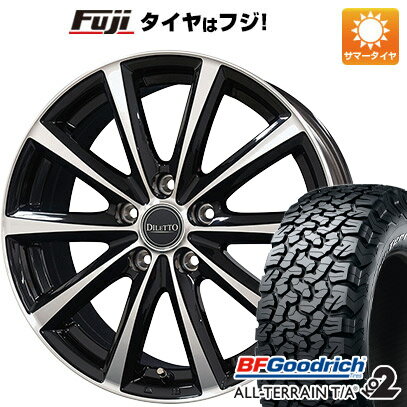 【新品国産5穴114.3車】 夏タイヤ ホイール4本セット 225/65R17 BFグッドリッチ オールテレーンT/A KO2 RBL コスミック ディレット M10 ブラックポリッシュ 17インチ(送料無料)