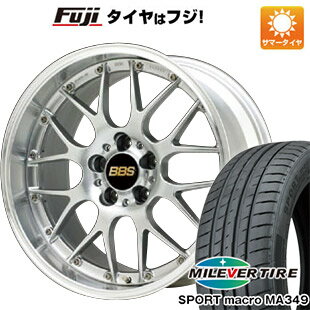 【新品国産5穴114.3車】 夏タイヤ ホイール4本セット 215/35R19 ミレバー スポーツマクロ MA349（限定） BBS JAPAN RS-GT 19インチ(送料無料)