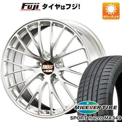 【新品国産5穴114.3車】 夏タイヤ ホイール4本セット 245/35R20 ミレバー スポーツマクロ MA349（限定） BBS JAPAN RZ-D 20インチ(送料無料)