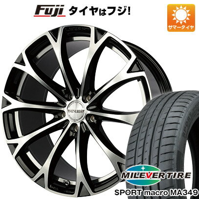 【新品国産5穴114.3車】 夏タイヤ ホイール4本セット 235/35R19 ミレバー スポーツマクロ MA349（限定） コスミック ヴェネルディ レガート 19インチ(送料無料)