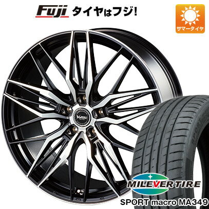  夏タイヤ ホイール4本セット 245/35R20 ミレバー スポーツマクロ MA349（限定） インターミラノ ボルテック ユーロメッシュ 20インチ(送料無料)