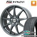  夏タイヤ ホイール4本セット 235/55R18 ミレバー スポーツマクロ MA349（限定） レアマイスター LMスポーツLM-QR ガンメタ/ラインポリッシュ 18インチ(送料無料)