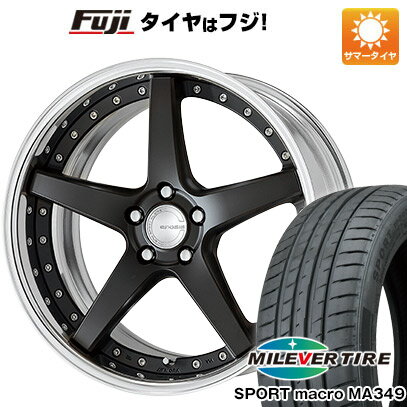 【新品国産5穴114.3車】 夏タイヤ ホイール4本セット 235/35R19 ミレバー スポーツマクロ MA349（限定） ワーク グノーシスCV CVF 19インチ(送料無料)