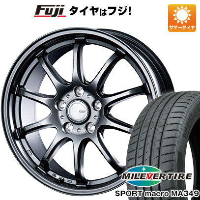 【新品国産5穴114.3車】 夏タイヤ ホイール4本セット 215/55R17 ミレバー スポーツマ ...