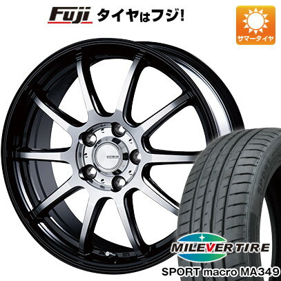 【新品】フリード 5穴/114 夏タイヤ ホイール4本セット 205/45R17 ミレバー スポーツマクロ MA349（限定） インターミラノ インフィニティ F10 17インチ(送料無料)