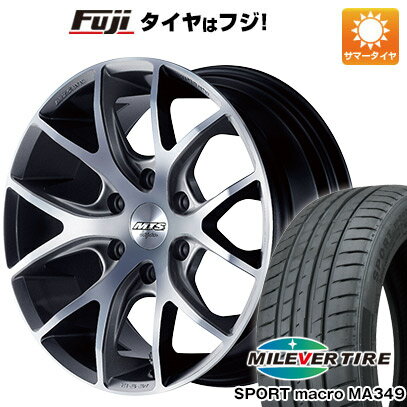 【新品】ハイエース200系 夏タイヤ ホイール4本セット 225/35R20 ミレバー スポーツマクロ MA349（限定） エムテクノ M.T.S.JAPAN SSL6 20インチ(送料無料)