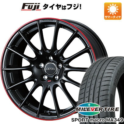 【新品国産車用5穴100】 夏タイヤ ホイール4本セット 215/45R17 ミレバー スポーツマクロ MA349(限定) WEDS ウェッズ 11R 17インチ(送料無料)