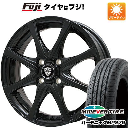 【新品 軽自動車】N-BOX タント スペーシア 夏タイヤ ホイール4本セット 155/65R14 ミレバー ハーモニック MP270(限定) エルベ エステローザ FSV 14インチ(送料無料)