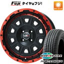 【新品 軽自動車】N-BOX タント スペーシア 夏タイヤ ホイール4本セット 155/65R14 ミレバー ハーモニック MP270(限定) レアマイスター LMG DS-10 マットブラック/レッドリム 14インチ(送料無料) サマータイヤ