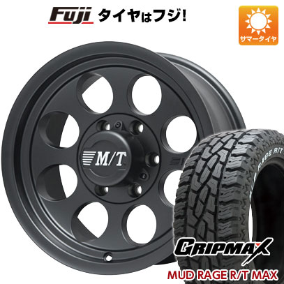 【新品国産6穴139.7車】 夏タイヤ ホイール4本セット 275/70R17 グリップマックス マッドレイジR/T MAX RWL(限定) ミッキートンプソン クラシック3 ブラック 17インチ(送料無料)