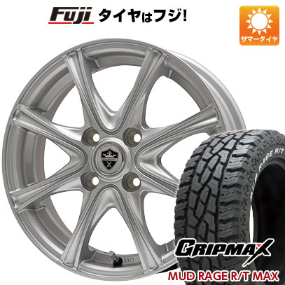 【新品国産5穴114.3車】 夏タイヤ ホイール4本セット 195/65R15 グリップマックス マッドレイジR/T MAX RWL(限定) ブランドル ER16 15インチ(送料無料)