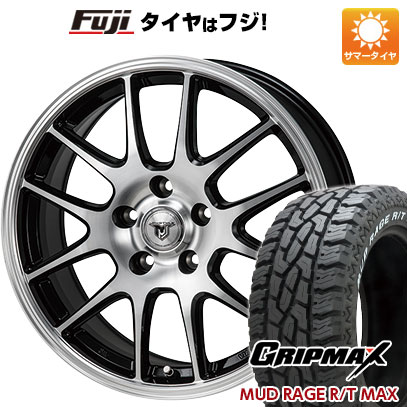 【新品国産5穴114.3車】 夏タイヤ ホイール4本セット 195/65R15 グリップマックス マッドレイジR/T MAX RWL(限定) モンツァ JPスタイル MJ02 15インチ(送料無料)